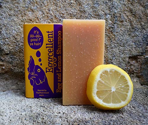 Eggcellent huevo y limón Barra de champú 100% natural de Tasmania Australia con la de la isla único leatherwood miel y la cera de abejas