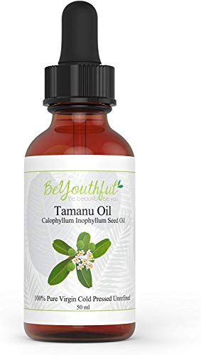 El aceite de Tamanu presionado al frio para el cabello, rostro y piel. Potente sanador de piel - Acne y manchas. Viene en una botella color ambar con dispensador para que se facilite su uso