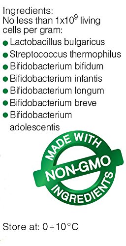 El cultivo iniciador "Genesis" para preparación casera del Bio probiótico yogur - 10 cápsulas - hasta 20 litros.