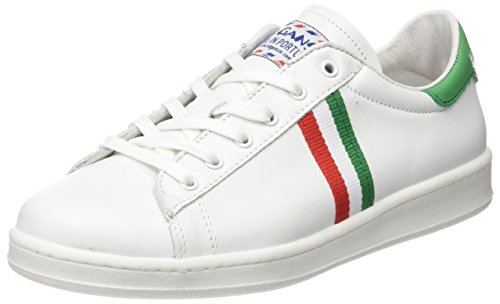 El Ganso Low Top Blanca Bandera Italia - Zapatillas, Unisex, Color Blanco, Talla 37