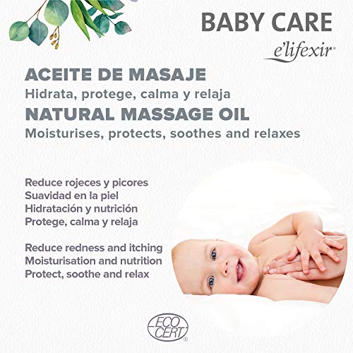 Elifexir Baby Care | Aceite Masaje Natural | Ingredientes 100% Naturales | 125ml