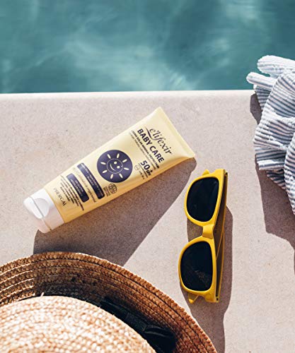 Elifexir Baby Care - Crema Solar Niño y Bebé | Hidratante, Nutritiva, Resistente Agua | Protector Solar UVA/UVB/IR-A | 100% Filtros Minerales | Sin Parabenes | Hipoalergénica | Piel Sensible -100ml