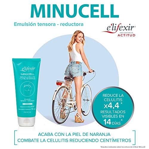 Elifexir Minucell - Crema Anticelulítica Reductora Hidratante | Tensa y Remodela el Contorno Corporal | Reduce Celulitis y Piel de Naranja | Reductor + Hidratante | Reafirmante Corporal - 200ml