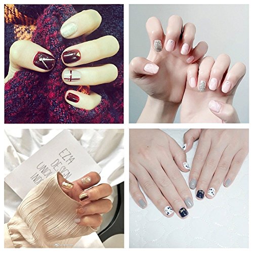 Elite99 Esmalte de Uñas Semipermanente Uñas de Gel UV LED Kit de Manicura 7pcs con Base Coat Top Coat de Brillo y Top Coat de Mate Pintauñas Soak off - Kit 002