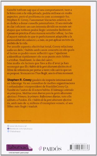Els 7 Hàbits De La Gent Altament Efectiva: Lliçons magistrals sobre el canvi personal (LABUTXACA)