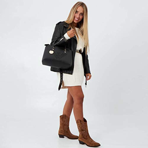 Emporio Armani Bolsos Mano Y3D144 YGF8B para Mujer Negro Talla única