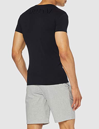 Emporio Armani CC716 110810_00020, Camiseta Interior para Hombre, Negro (Black), Large (Tamaño del Fabricante:L)
