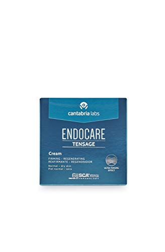 Endocare Tensage Cream Crema Antiarrugas, Antiflacidez, Regeneradora Antiedad, Efecto Tensor Inmediato, Nutritiva, para Pieles Normales a Secas - 30 ml