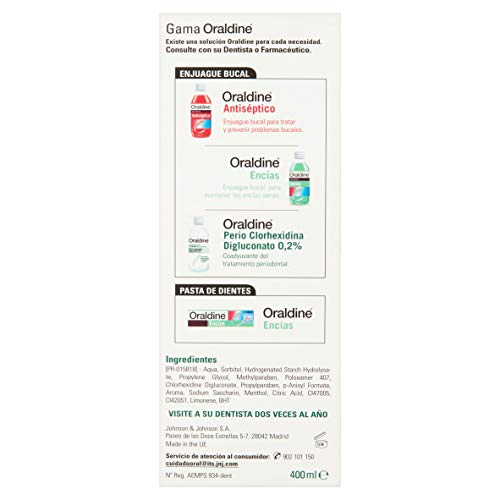 Enjuague Bucal - Oraldine Perio clorhexidina 0.2% - 400ml