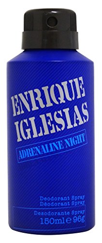 Enrique Iglesias, CONSUMO ADRENALINE NIGHT DESODORANTE 150ML VAPORIZADOR Unisex adulto, Negro, 150 ml