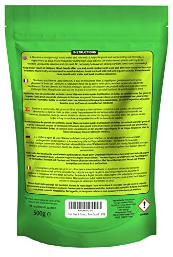 Envii Feed & Protect - Repelente de babosas y caracoles nutritivo para las plantas - Fertilizante respetuoso con mascotas y niños – 500g
