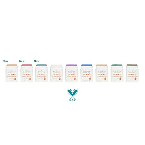 EQ | Protector Solar Facial en Stick SPF50+ - Filtros Minerales - Cara y Zonas Sensibles - Protección UVA UVB muy alta - Resistente al Agua - Verde - 10g