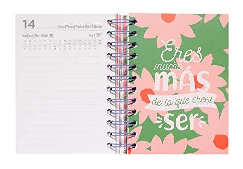 ERIK - Agenda anual 2021 Amelie, Día página (11,4x16 cm)