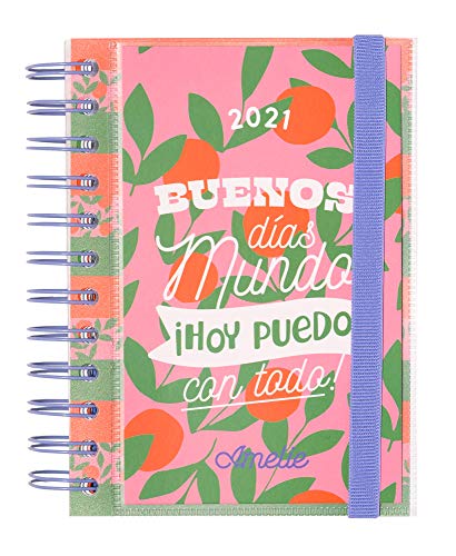 ERIK - Agenda anual 2021 Amelie, Día página (11,4x16 cm)