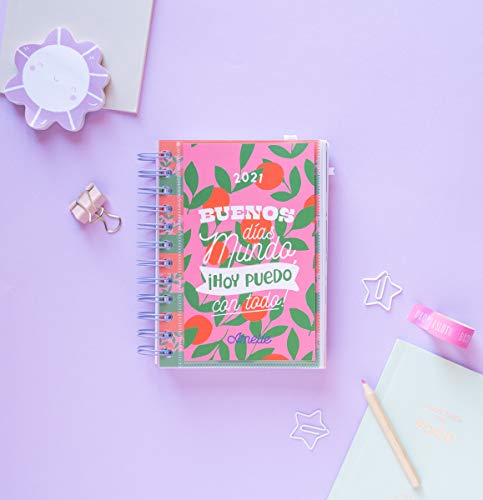 ERIK - Agenda anual 2021 Amelie, Día página (11,4x16 cm)