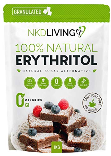 Eritritol 100 % natural 1 kg | Sustituto del azúcar con cero calorías