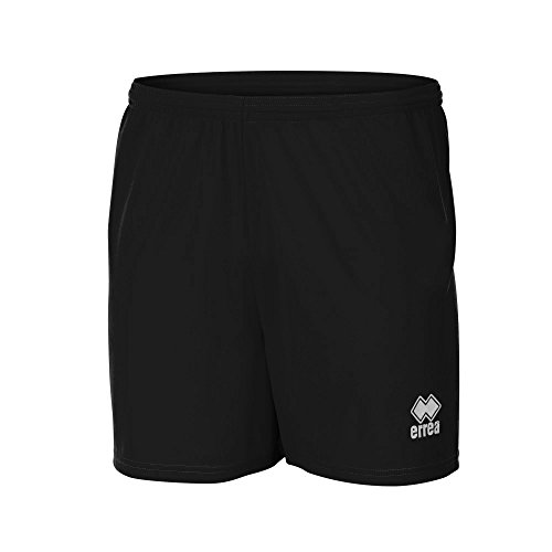 Errea - Pantalones Cortos de Fútbol Modelo New Skin Hombre Caballero - Futbol/Running/Gym/Verano (Mediana (M)) (Negro)
