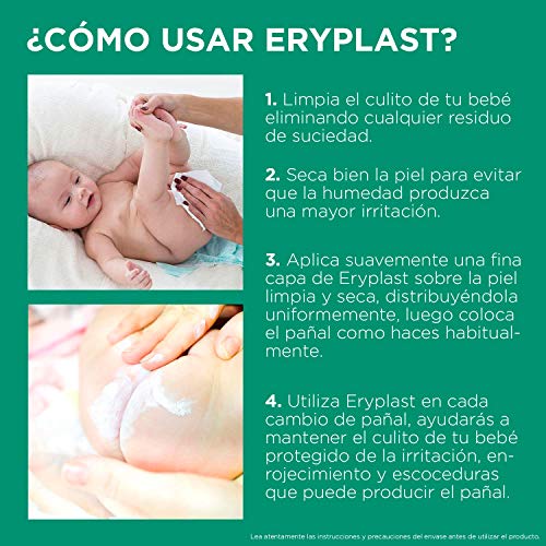 Eryplast Lutsine E45 - Pasta al Agua Crema Pañal Bebé 2 x 125 ml