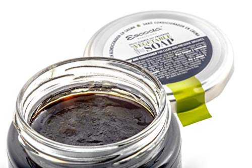ESCODA Jabon Acondicionador Crema Pinceles - Alta Protección entre Usos Artesano Fabricado en España Acuarela Óleo Acrílico Pintura Maquillaje Natural 100 gr