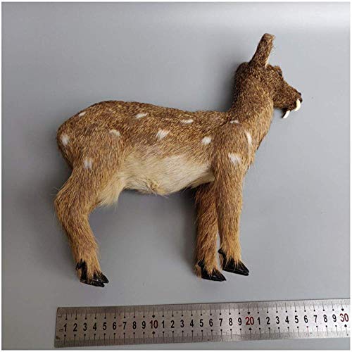Escultura Animal Artificial Escultura de Animales de jardín Modelo de Ciervo almizclero - Juguete Realista Realista de Animales Salvajes - para Manualidades Decoración de jardín para el hogar Regalos