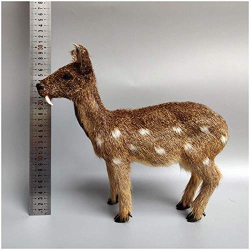 Escultura Animal Artificial Escultura de Animales de jardín Modelo de Ciervo almizclero - Juguete Realista Realista de Animales Salvajes - para Manualidades Decoración de jardín para el hogar Regalos