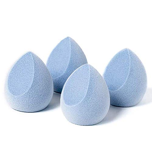 Esponja Maquillaje Microfibra Velvet Sponge, látex, dos capa de tecnología, makelloses Blender de maquillaje para Razón reflectantes, polvo y cremas (4 de terciopelo de esponja Ramo de） (4pcs)