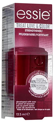Essie Pintauñas Tratamiento y Color Treat Love & Color para Uñas Resistentes y Fuertes Tono Rojo 160 Red-Y To Rumble - 13.5 ml