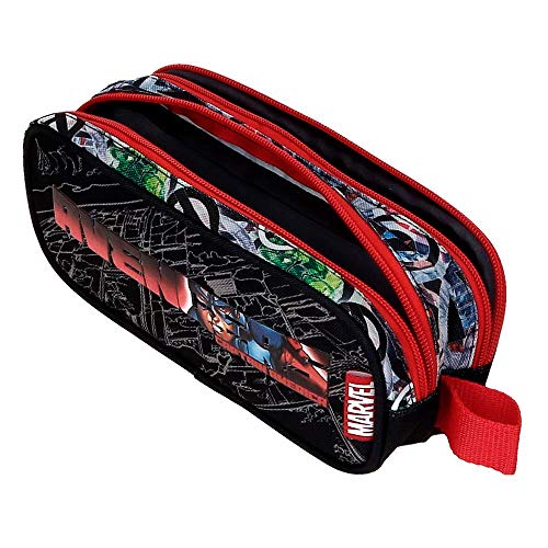 Estuche Avengers Armour Up Dos Compartimentos