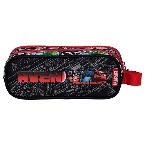 Estuche Avengers Armour Up Dos Compartimentos