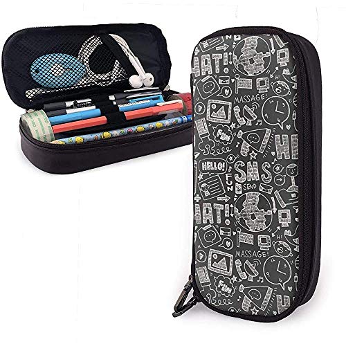 Estuche de lápices grande Suministros de oficina Pizarra Boceto Graffiti Bolsa de bolígrafo de gran capacidad Almacenamiento grande