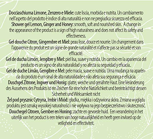 Etolab - Gel de ducha natural con extractos de miel, limón y jengibre (1000 ml)