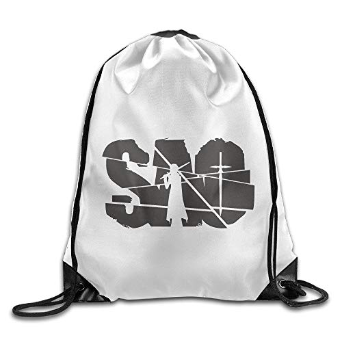 Etryrt Mochilas/Bolsas de Gimnasia,Bolsas de Cuerdas, Sao Sword Art Online Sport Backpack Drawstring Print Bag for Sports, Beach Holidays, Swimming, Travel