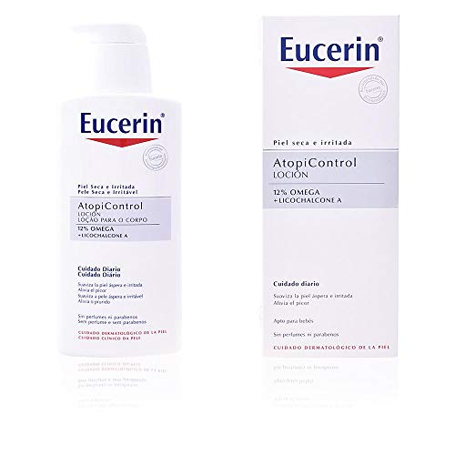 Eucerin Atopicontrol Loción Corporal 12% Omega, Blanco - 400 ml