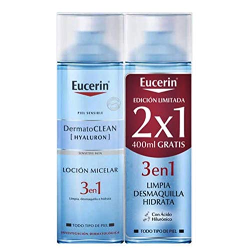 Eucerin Duplo DermatoClean [Hyaluron] Agua Micelar 2 x 400 ml
