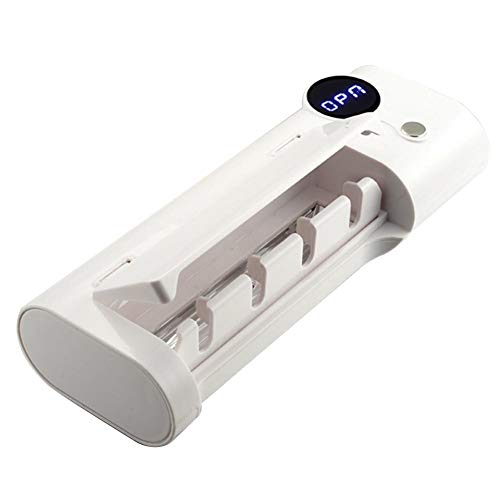 Euopat UV desinfectante Cepillo de Dientes Titular, Montaje en Pared Cepillo de Dientes eléctrico desinfectante Titular para el Cepillo de Dientes Oral-B, baño, niños, Mejor Regalo