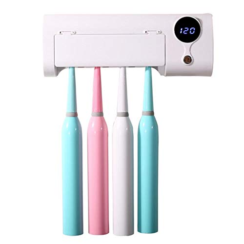 Euopat UV desinfectante Cepillo de Dientes Titular, Montaje en Pared Cepillo de Dientes eléctrico desinfectante Titular para el Cepillo de Dientes Oral-B, baño, niños, Mejor Regalo