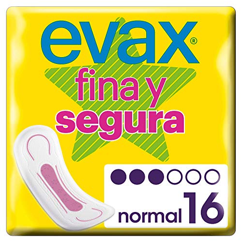 Evax Fina y Segura Normal Compresas 16 Unidades