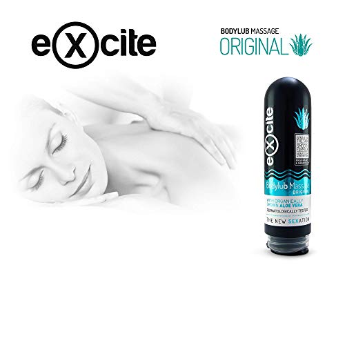 EXCITE Gel Lubricante masaje íntimo con Aloe Vera de cultivo ecológico. Lubricante íntimo. 200ml.