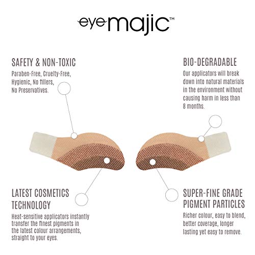 Eye Majic - Sombra de ojos instantánea - Maquillaje profesional en 10 segundos - Pack de 5 - Romanesque - 107
