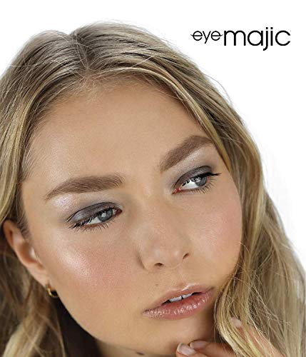 Eye Majic - Sombra de ojos instantánea - Maquillaje profesional en 10 segundos - Pack de 5 - Smokey Eyes - 001