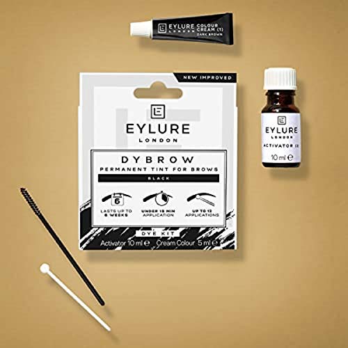 Eylure Dybrow - Kit de tinte para cejas, Negro