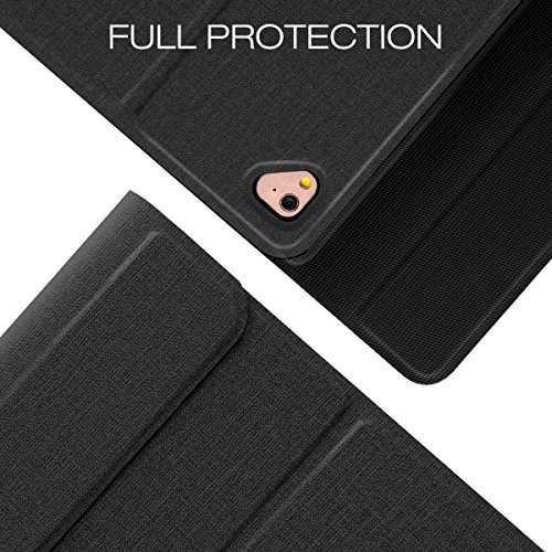 feelkaeu iPad 2018 iPad 2017 iPad Air 1(2013) iPad Air 2(2014) iPad Pro 9.7"(2016) Funda con Teclado Bluetooth, iPad Funda Protectora con Teclado Inalambrico QWERTY Español Negro