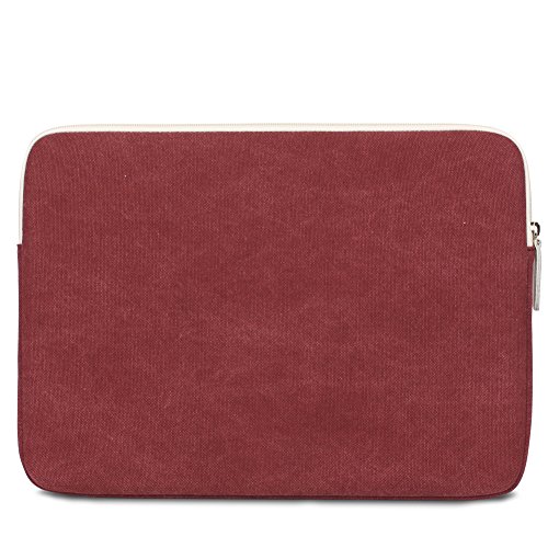 Feisman Funda Macbook Air Pro 13 de, 13-13,3 Pulgadas, Funda MacBook Air Pro 13/Carcasa Microsoft Surface Pro 2017, Superficie 4/3 Sleeve Cover -(Rojo)