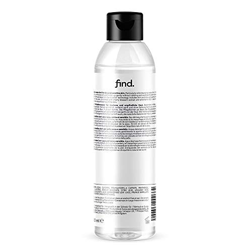FIND - Agua micelar 3 en 1 para piel seca y sensible (3x400ml)