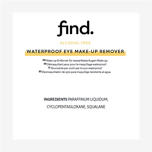 FIND - Desmaquillador de ojos resistente al agua (4x 150 ml)