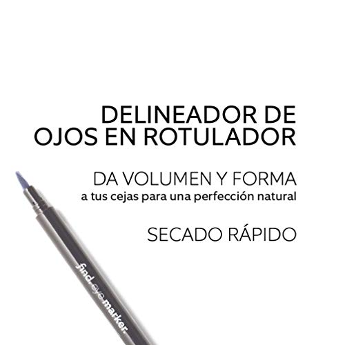 FIND - Mood Blue (Máscara de volumen azul + Delineador de ojos en rotulador azul)