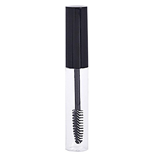 fish Cap Negro 10ml 1pcs del rimel Tubo vacío Botella Vial Transparente del Ojo del Maquillaje de pestañas Crema Embudo de dispensación de pipetas de contenedores