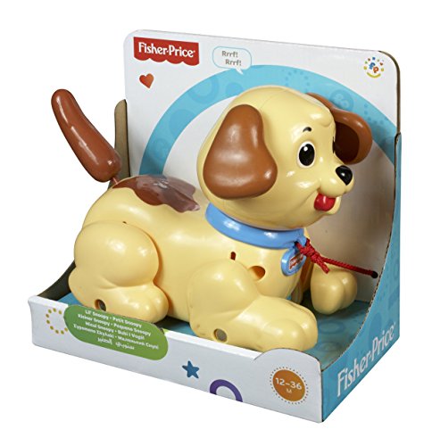 Fisher-Price Pequeño Snoopy, juguete de arrastre y correpasillos +1 año (Mattel H9447)
