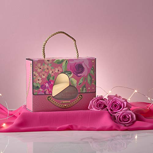Flor de Mayo, Bolso Big Cuore, Set Regalo en Forma de Bolso con Eau de Parfum Gold Big y Crema de Manos