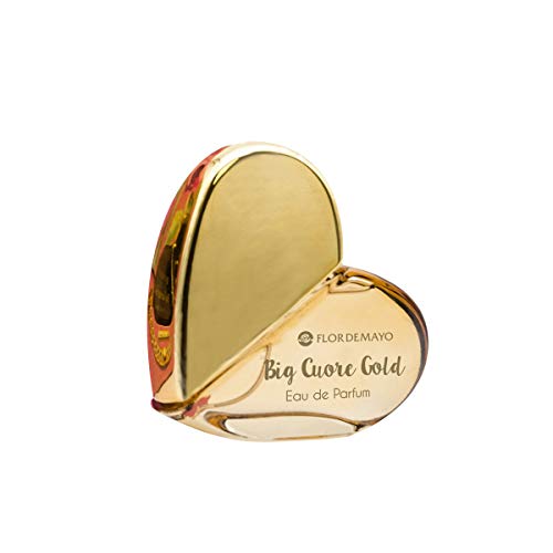 Flor de Mayo, Bolso Big Cuore, Set Regalo en Forma de Bolso con Eau de Parfum Gold Big y Crema de Manos